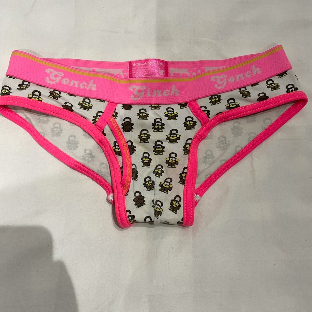 Men pink briefs underwear